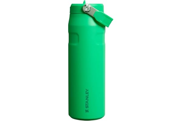 Stanley IceFlow Flip Straw 2.0 Water Bottle 24 oz | Built-In Straw with Larger Opening | Lightweight and Leak Resistant | Ins