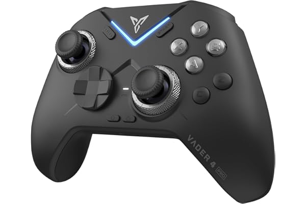 FLYDIGI Vader 4 Pro PC Controller Force Adjustment Lever Joystick, Hall & Micro Triggers, 1000Hz Report Rate, 4-Motor Stereo