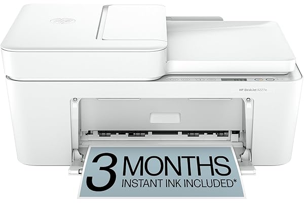 HP DeskJet 4227e Wireless All-in-One Color Inkjet Printer, Scanner, Copier, Best-for-Home, 3 Month Instant Ink Trial Included