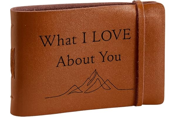 What I Love About You Book, 50 Fill-in-the-Blank Reasons, Romantic Christmas Gifts for Women, Men, Boyfriend, Husband, Him, G