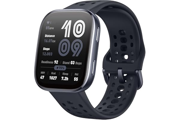 Amazfit Bip 6 Smart Watch 46mm, 14 Day Battery, 1.97" AMOLED Display, GPS & Free Maps, AI, Bluetooth Call & Text, Health, Fit