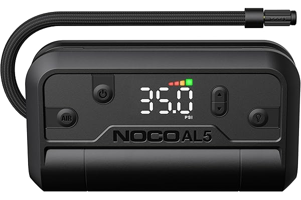 NOCO Air AL5: UltraFast 5A Cordless Tire Inflator – Portable Battery-Powered Air Compressor Pump – 17 SLPM Airflow Inflates 0