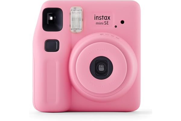 Fujifilm Instax Mini SE Fuji Instant Film Camera (Renewed) (Pink)